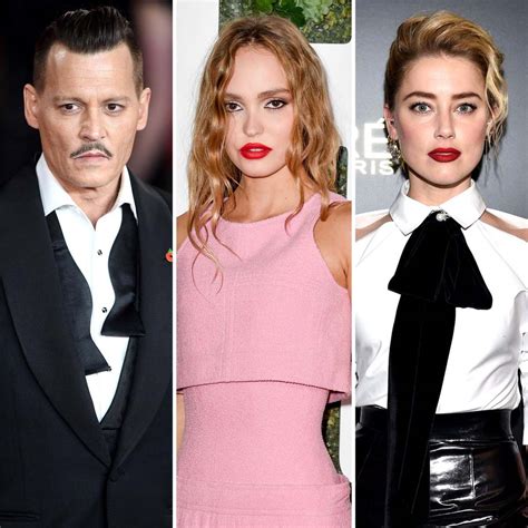 Johnny Depp Why Lily Rose Didnt Attend My Wedding To Amber Heard Us Weekly