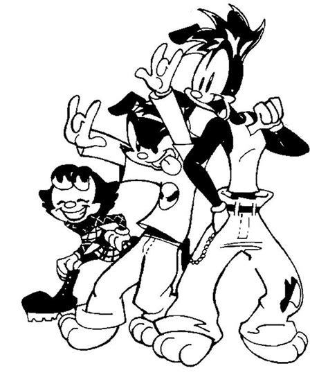 Animaniacs Coloring Pages Best Coloring Pages For Kids Animaniacs