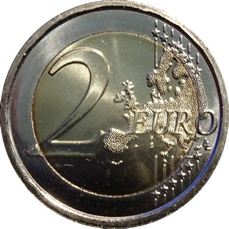 2 Euros Ruban Rose Non Colorée France Numista