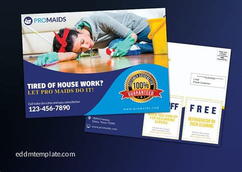 They put your brand message straight into the. Cleaning Service Business Direct Mail EDDM Template Download | Direct mail design, Direct mail