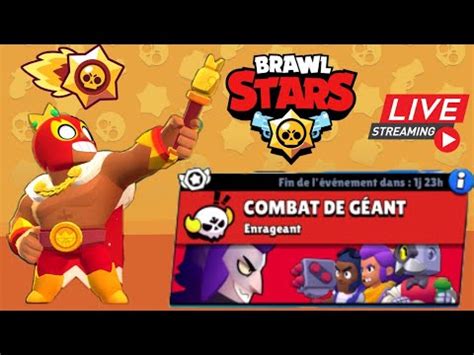 After successful verification, the gems and coins will be added to your brawl stars account. LIVE Brawl Stars Combat De Géant ENRAGEANT + PP Avec ...
