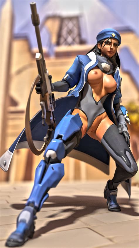 Rule 34 3d Ana Amari Areolae Beret Blizzard Entertainment Breasts