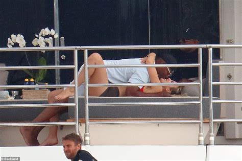 Jamie Foxx Puts On A Loved Up Display With Bikini Clad Mystery Woman On Board Yacht In Cannes