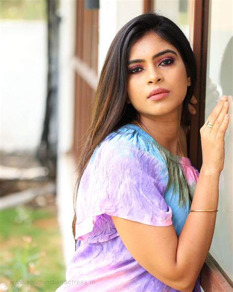 Spoorthi Gowda In Off Shoulder And Shorts Photos South Indian Actress