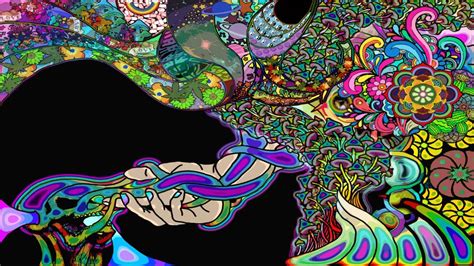 Psychedelic Art A Combination Of Freehand Drawing And Clipart Made With Photshop Lsd