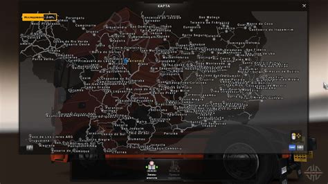 Euro Truck Simulator 2 Mapa Mapa