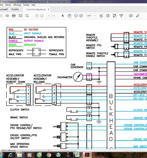 Diagram, system, cummins isx, model 379. Cummins Signature ISX 3666266-04 Wiring Diagram | Auto Repair Manual Forum - Heavy Equipment ...