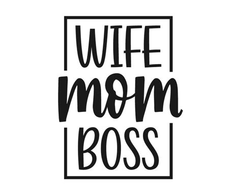 Free Wife Mom Boss SVG | Mom boss, Wife mom boss, Cricut projects vinyl