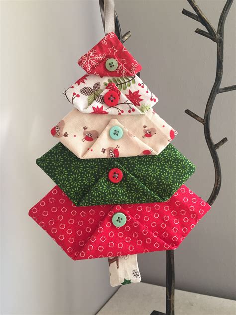 Sewing Tutorial Fabric Christmas Tree Decorations Perfect For A Last