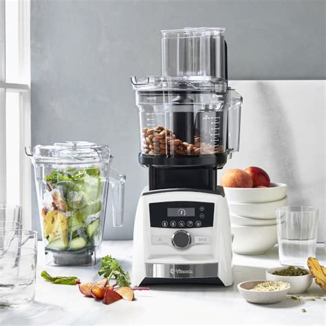 Vitamix machines and food processors are both quite versatile. Vitamix Mixer Attachment: Food Processor | Williams Sonoma