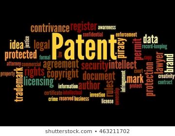 Patent Word Cloud Concept On Black Stock Illustration Shutterstock
