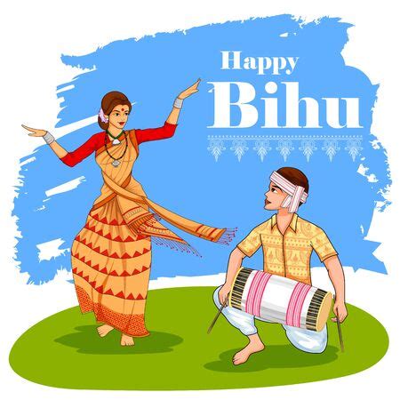 Bihu Dance Royalty Free Stock Illustrations And Vectors Stocklib