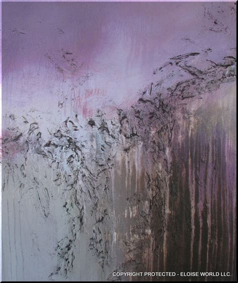 Purple Canvas Wall Art Amethyst Textured Painting Abstract Etsy