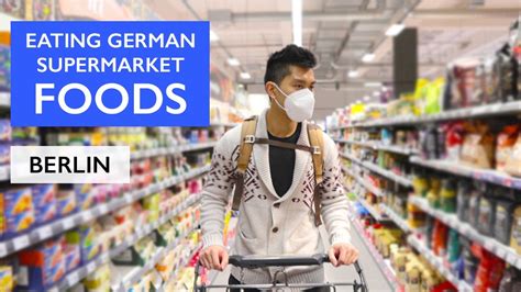 Trying German Foods And Grocery Shopping In A German Supermarket Youtube