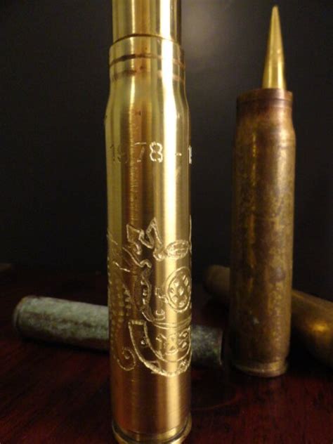 Trench Art Custom Bullet Engraved By Foregoneconclusions On Etsy