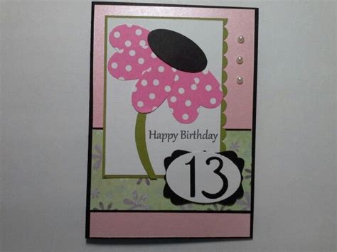 13 is a major milestone birthday. Granddaughter's 13th birthday card | Birthday cards, Kids birthday, Happy birthday