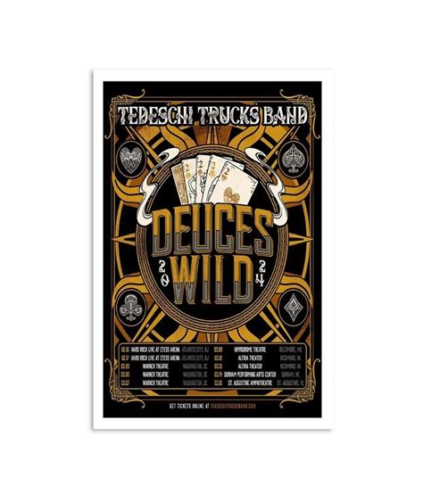 Tedeschi Trucks Band Tour 2024 Poster Etsy
