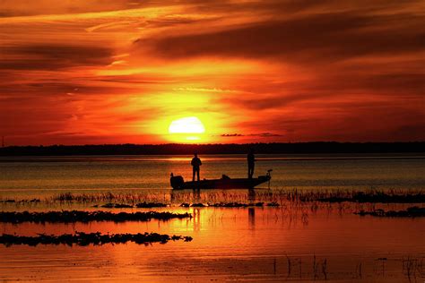 Florida Lake Sunset Photograph By John Ruggeri Fine Art America