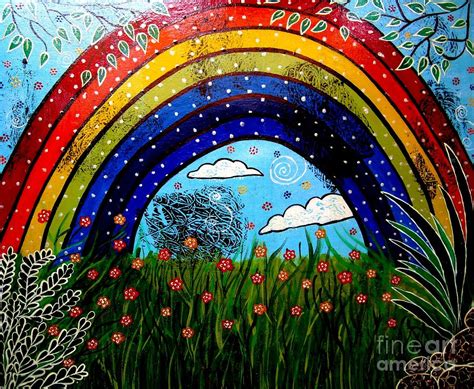 Whimsical Painting Whimsical Rainbow Painting By Priyanka Rastogi