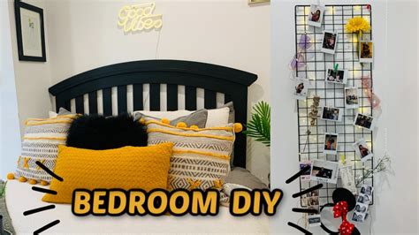 Easy Bedroom Diy On A Budget Youtube