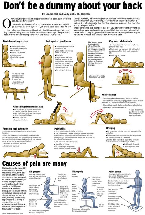 Although you may not want to move when you are in pain, it's a must, and stretches are a gentler, but still effective. 648 best Fitness Exercises images on Pinterest | Exercise ...