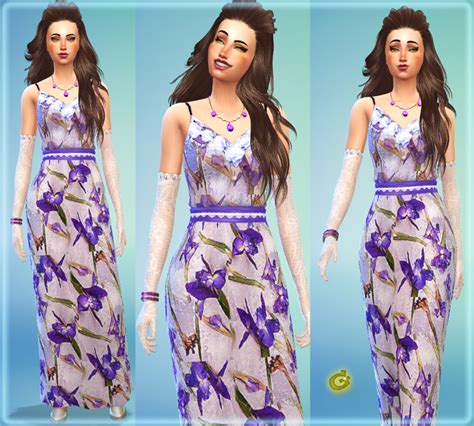 My Sims 4 Blog Ariel Dress By Kiara24 Eb9