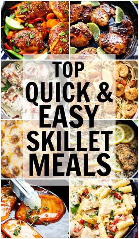 Top Quick and Easy Skillet Meals | The Recipe Critic