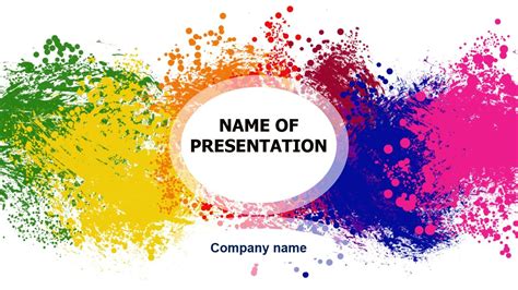 Color Mix Powerpoint Template Free Powerpoint Presentations