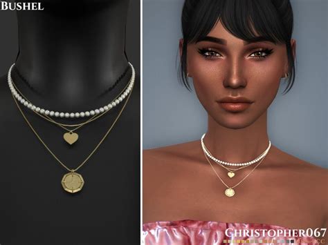 The Sims Resource Bushel Necklace Sims 4 Piercings Sims 4 Sims
