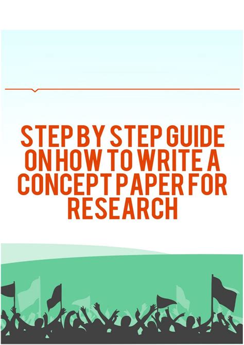 This post looks at just one aspect, namely titles, of tables and figures (although with figures it is customary to refer to titles as captions). Step By Step Guide on How to Write a Concept Paper for ...
