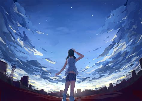 Anime Weathering With You Hina Amano 4k Wallpaper Hdwallpaper Gambaran