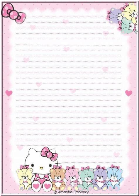 These lined papers are also known as ruled papers that are available here. Pin by babygirl girl on planner pages | Hello kitty ...