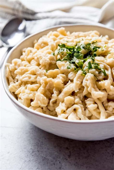 Homemade German Spaetzle Are Part Noodle Part Dumpling And They Go