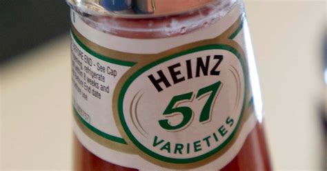 Why Theres A 57 On Heinz Ketchup Bottles Trusted Since 1922