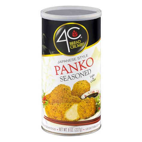 4c Japanese Style Seasoned Panko Bread Crumbs 8 Oz Canister Nutrition
