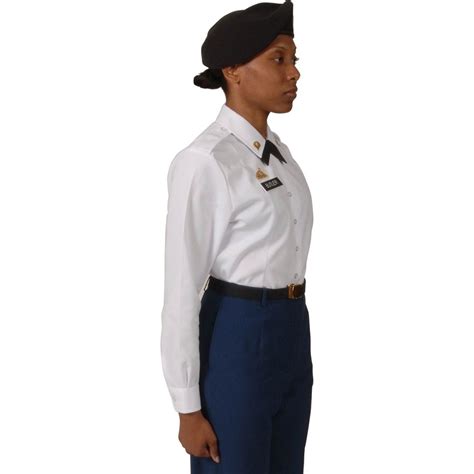 Womens Army Service Uniform Asu Dress Bright White Shirt