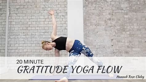 Gratitude Yoga Flow Minute Yoga Flow Youtube