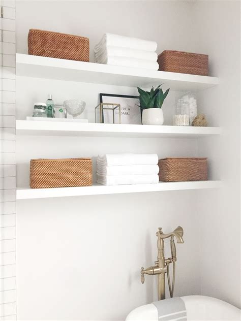 Amazing DIY Floating Shelves For Bathroom To Easy Organize Everything Floating Shelves