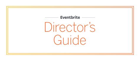 Directors Guide To Event Experience Eventbrite Blog