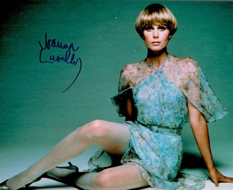 Bid Now Joanna Lumley Signed 10x8 Colour Photo Joanna Lamond Lumley