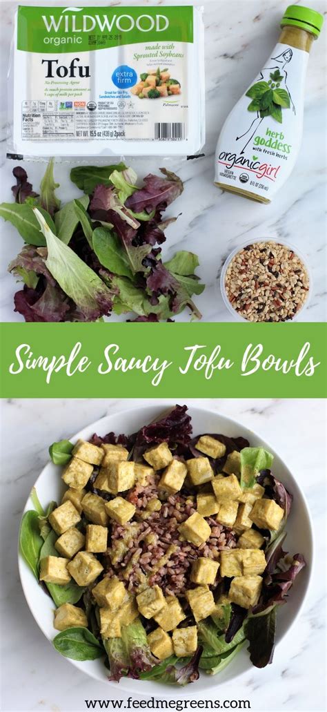 I have had many people ask me how i pan fry my tofu and get it so crispy and firm. Simple Saucy Tofu Bowls | Recipe | Tofu, How to press tofu, Extra firm tofu