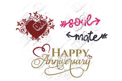 Anniversary Svg Bundle In Svgdxfepspng • Ohmycuttables