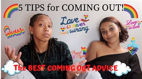 🏳️‍🌈 Best Advice For Coming Out 5 Tips For Coming Out 🏳️‍🌈 Youtube