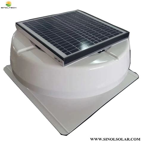 18w Pv 14 Inch Roof Solar Ventilation Fan For Water Tank Cooling