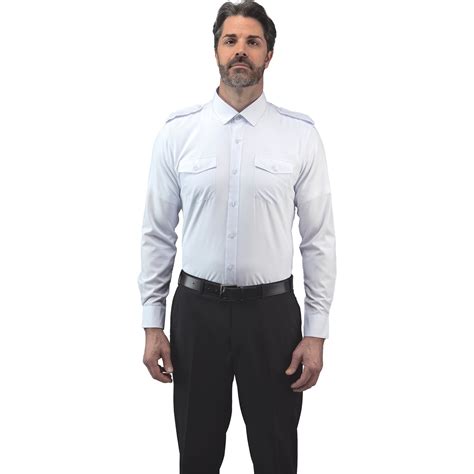 Lift Aviation Flextech Professional Pilot Long Sleeve Shirt With Eyel
