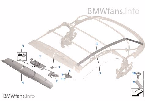 Folding Top Mounting Parts Bmw 2 F23 225d B47 Europe