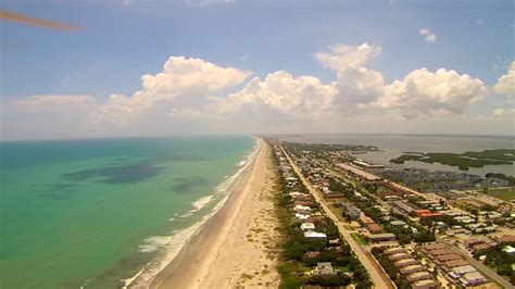 Over Cocoa Beach Florida 3rd Street South Aerial Video Youtube