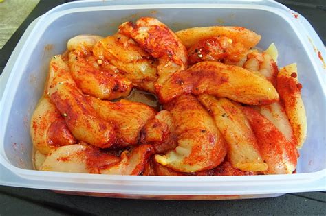 Aiguillettes de poulet au paprika