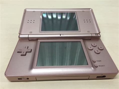 Nintendo Ds Lite Metallic Rose Pink Console Ebay