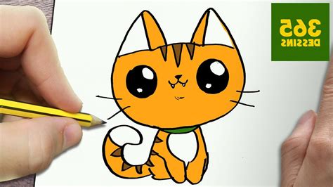 Dessin Kawaii Chat Dessin Kawaii Animaux Facile A Faire